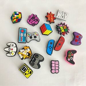 New! Jibbitz Gaming and Puzzle Shoe Charms